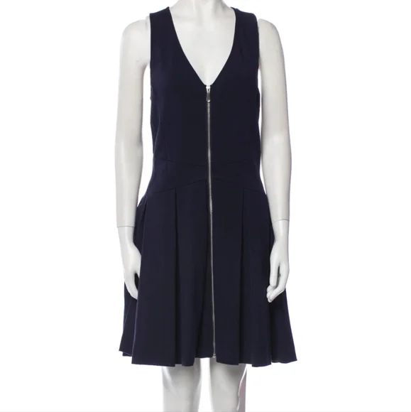 Rebecca Minkoff | Dresses | Nwt 268 Rebecca Minkoff Racerback Aline Navy  Blue Dress M | Poshmark
